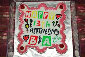 Happy 13th Anniversary B&A (24th Dec 2008)